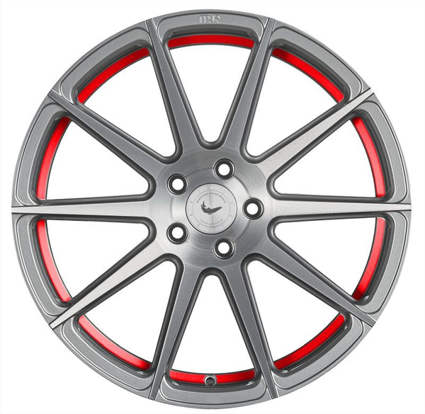 BARRACUDA PROJECT 2.0 silver brushed/undercut color trim red rim 9x20 - 20 inch 5x112 bolt circle