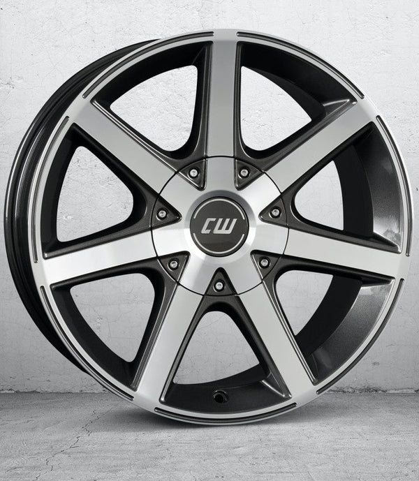 Borbet CWE mistral anthracite glossy polished Felge 7x16 Zoll 5x118 Lochkreis - Beast Performance Fahrzeugtechnik OHG