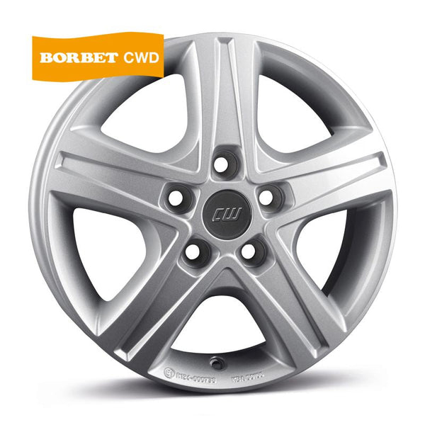 Borbet CWD crystal silver Felge 6,5x16 Zoll 5x112 Lochkreis - Beast Performance Fahrzeugtechnik OHG