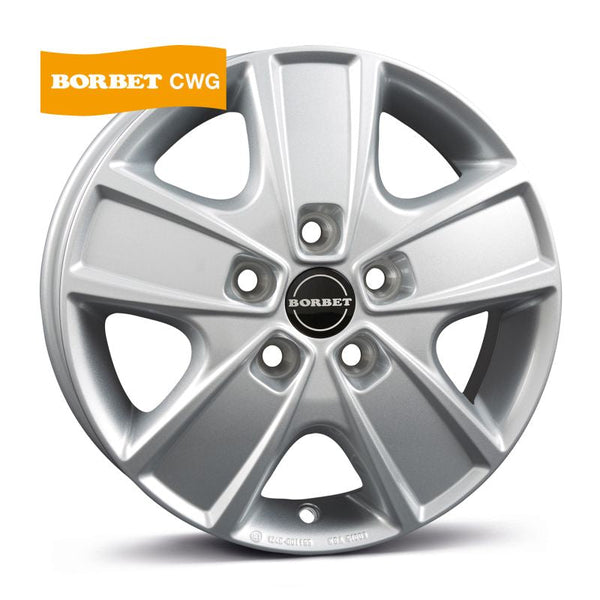 Borbet CWG crystal silver Felge 6x16 Zoll 5x118 Lochkreis - Beast Performance Fahrzeugtechnik OHG