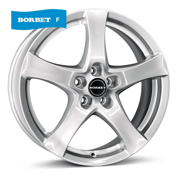 Borbet F brilliant silver Felge 6,5x16 Zoll 4x108 Lochkreis - Beast Performance Fahrzeugtechnik OHG