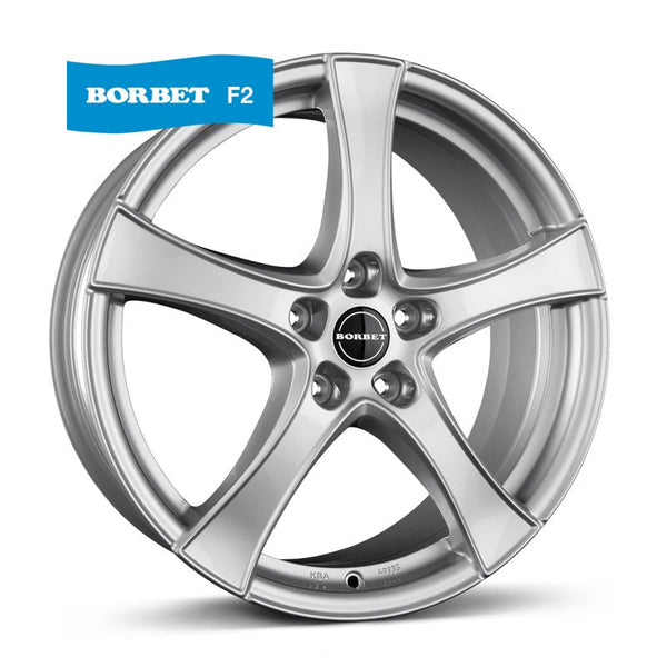 Borbet F2 brilliant silver Felge 6,5x17 Zoll 5x112 Lochkreis - Beast Performance Fahrzeugtechnik OHG