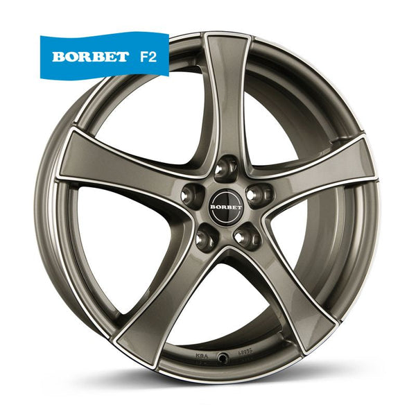 Borbet F2 graphite polished Felge 7,5x19 Zoll 5x120 Lochkreis - Beast Performance Fahrzeugtechnik OHG