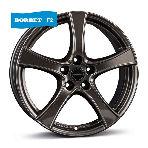 Borbet F2 mistral anthracite glossy Felge 6x16 Zoll 5x114,3 Lochkreis - Beast Performance Fahrzeugtechnik OHG