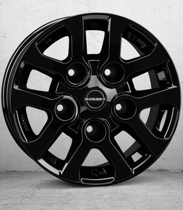 Borbet LD black glossy Felge 8x16 Zoll 5x165,1 Lochkreis - Beast Performance Fahrzeugtechnik OHG