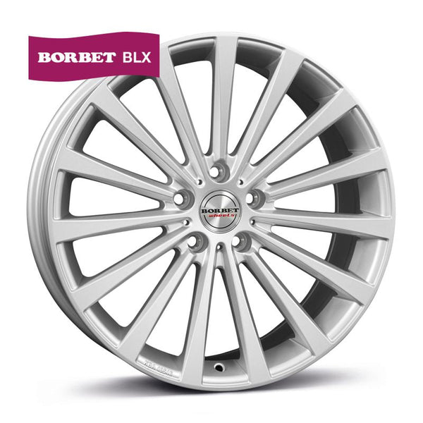 Borbet BLX silber glänzend Felge 8,5x18 Zoll 5x120 Lochkreis - Beast Performance Fahrzeugtechnik OHG