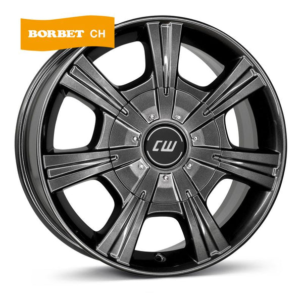 Borbet CH anthrazit glänzend Felge 7,5x17 Zoll 5x130 Lochkreis - Beast Performance Fahrzeugtechnik OHG