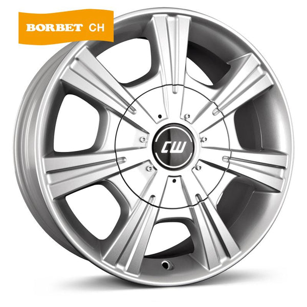 Borbet CH crystal silver Felge 7,5x17 Zoll 6x139,7 Lochkreis - Beast Performance Fahrzeugtechnik OHG