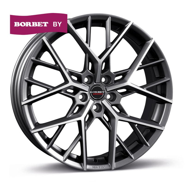 Borbet BY  titan poliert matt Felge 10x21 Zoll 5x108 Lochkreis - Beast Performance Fahrzeugtechnik OHG