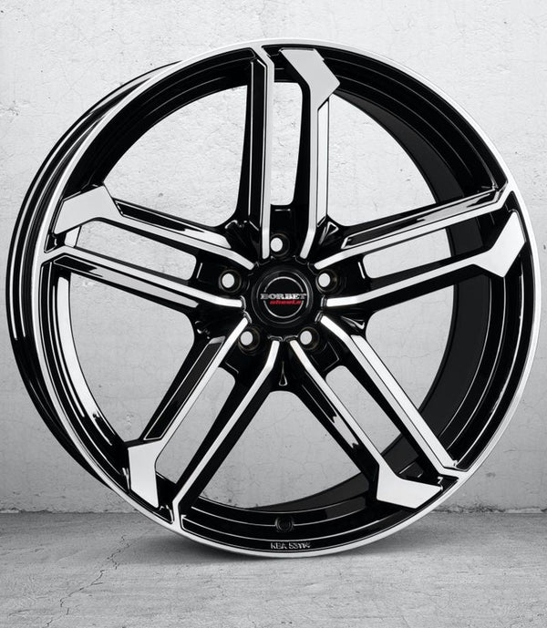 Borbet ATX black polished glossy Felge 8,5x20 Zoll 5x108 Lochkreis - Beast Performance Fahrzeugtechnik OHG