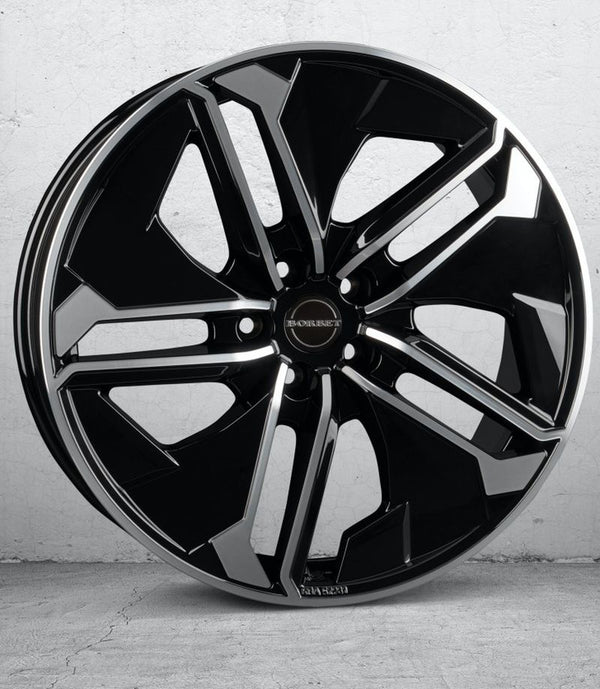 Borbet TX black polished glossy Felge 9x21 Zoll 5x120 Lochkreis - Beast Performance Fahrzeugtechnik OHG