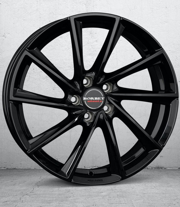 Borbet VTX black glossy Felge 8x18 Zoll 5x114,3 Lochkreis - Beast Performance Fahrzeugtechnik OHG