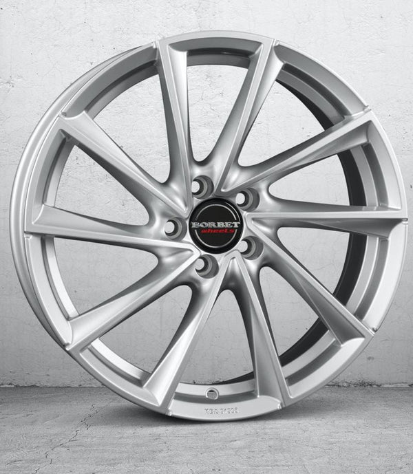 Borbet VTX brilliant silver Felge 9,5x19 Zoll 5x112 Lochkreis - Beast Performance Fahrzeugtechnik OHG