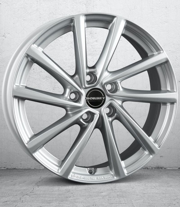 Borbet VT crystal silver Felge 7,5x17 Zoll 5x112 Lochkreis - Beast Performance Fahrzeugtechnik OHG