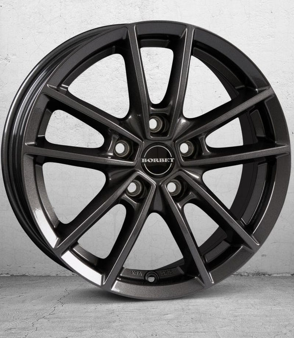 Borbet W mistral anthracite glossy Felge 8x18 Zoll 5x108 Lochkreis - Beast Performance Fahrzeugtechnik OHG