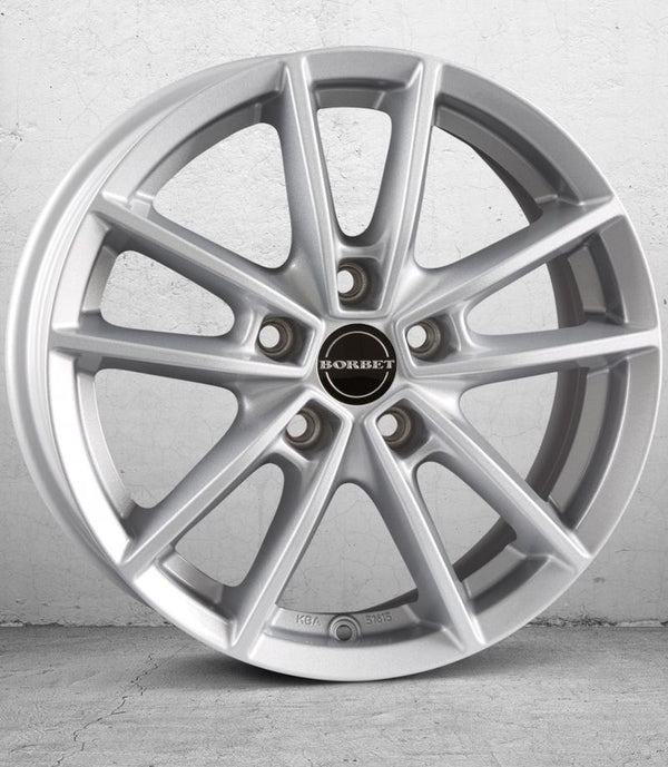 Borbet W crystal silver Felge 8x18 Zoll 5x114,3 Lochkreis - Beast Performance Fahrzeugtechnik OHG