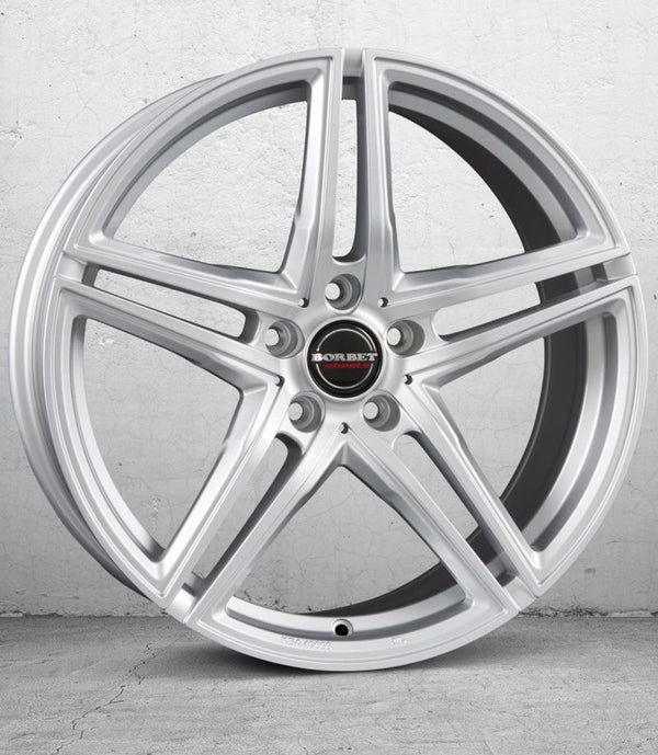 Borbet XRT brilliant silver Felge 8x17 Zoll 5x108 Lochkreis - Beast Performance Fahrzeugtechnik OHG