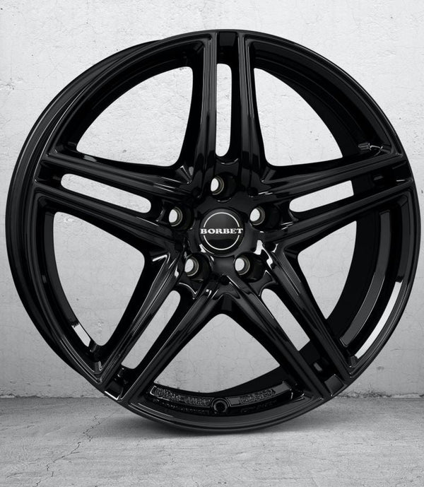 Borbet XR black glossy Felge 6,5x16 Zoll 5x112 Lochkreis - Beast Performance Fahrzeugtechnik OHG