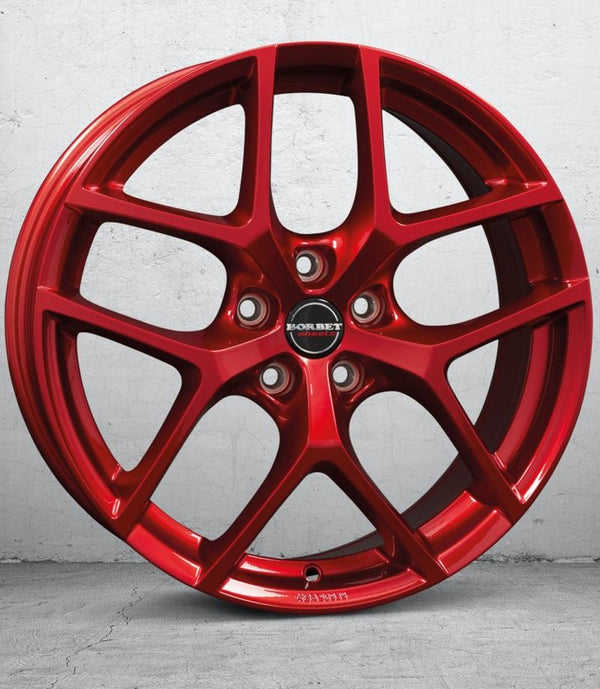 Borbet Y candy red Felge 8x19 Zoll 5x112 Lochkreis - Beast Performance Fahrzeugtechnik OHG