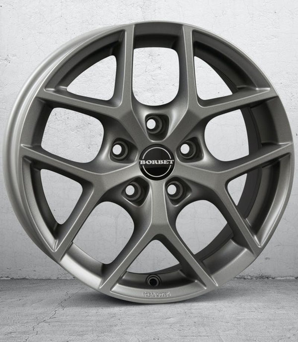 Borbet Y titan matt Felge 7,5x17 Zoll 5x120 Lochkreis - Beast Performance Fahrzeugtechnik OHG