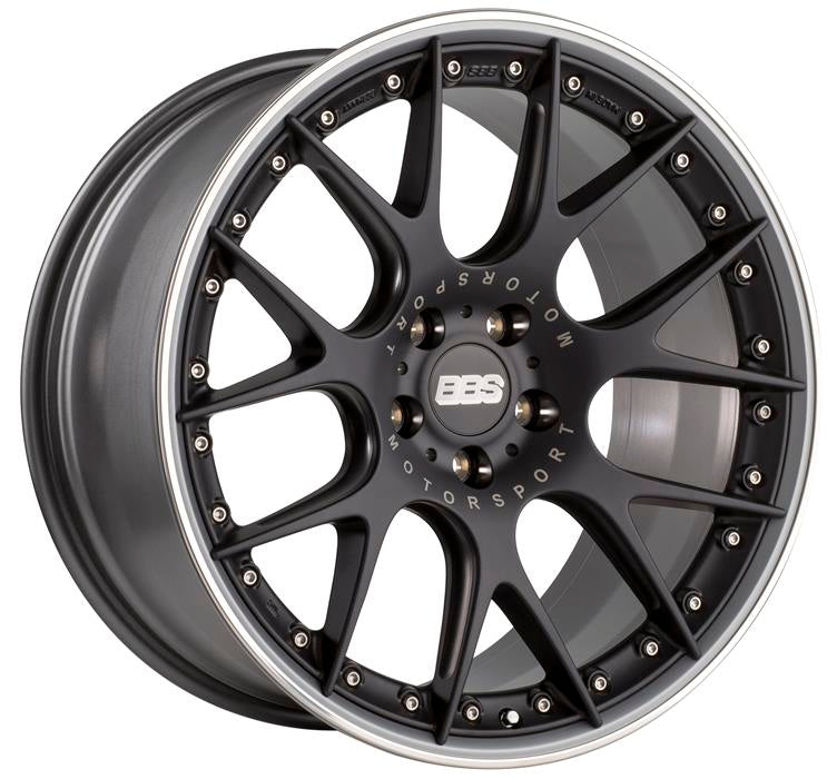 BBS Design Felge CH-RII - CH7500 schwarz matt / titan 11,5x22 LK 5x130 ET50 NB 71,6 - Beast Performance Fahrzeugtechnik OHG