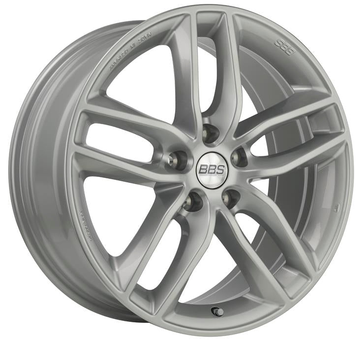 SX0202 brillantsilber Alufelge 8x18 LK 5x112 ET44 NB 57,1 (ECE) - Beast Performance Fahrzeugtechnik OHG