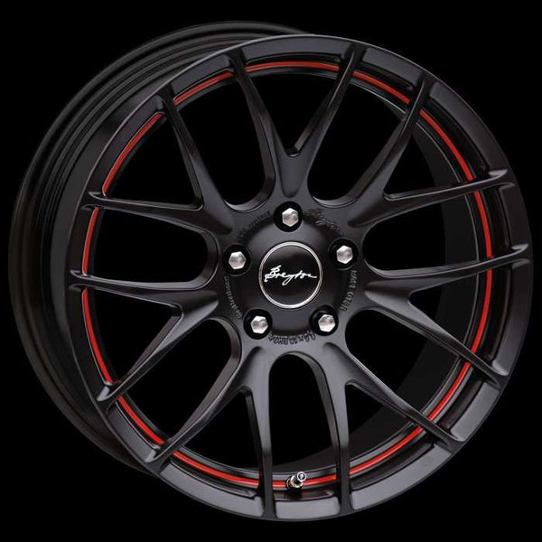 Breyton BMW Leichtmetallräder, Felgen Race GTS-R Matt black red circle undercut 7x18 Zoll  5x112 Lochkreis. Onlinshop für BMW-Felgen von Breyton zu fairen Preisen. Händlerpreise auf Anfrage - Beast Performance Fahrzeugtechnik OHG