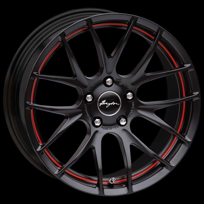 Breyton BMW Leichtmetallräder, Felgen Race GTS-R Matt black red circle undercut 7x17 Zoll  4x100 Lochkreis. Onlinshop für BMW-Felgen von Breyton zu fairen Preisen. Händlerpreise auf Anfrage - Beast Performance Fahrzeugtechnik OHG