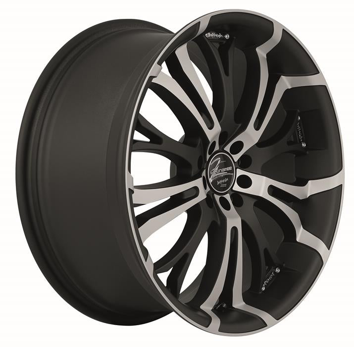 BARRACUDA TZUNAMEE Mattblack-polished Felge 9x20 - 20 Zoll 5x112 Lochkreis - Beast Performance Fahrzeugtechnik OHG