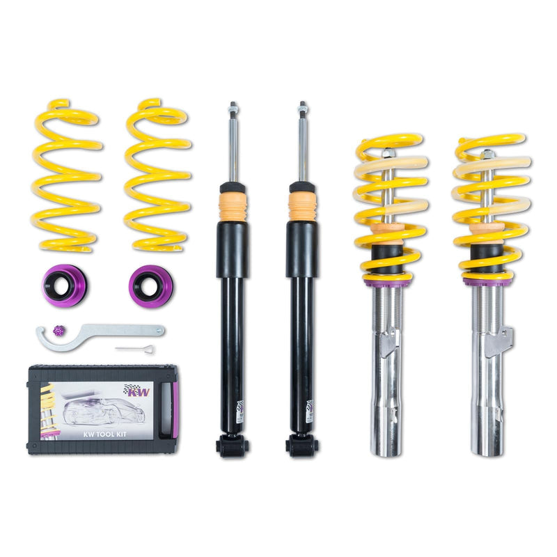 KW StreetComfort passend für SKODA Octavia, (5E) Lim., Frontantrieb, nur Fahrzeuge mit Verbundlenker-Hinterachse / sedan, 2WD, only vehicles with twist beam rear axle / Federbein Ø 50mm / susp strut Ø 50mm Tieferlegung 30-55 mm - Beast Performance Fahrzeugtechnik OHG