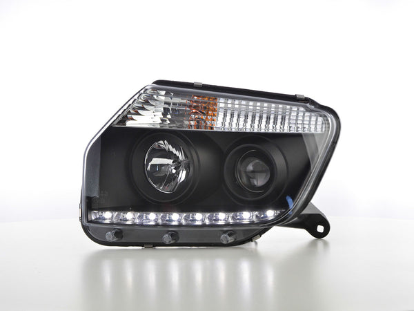 Scheinwerfer Set Daylight LED Tagfahrlicht Dacia Duster  ab 2014 schwarz
