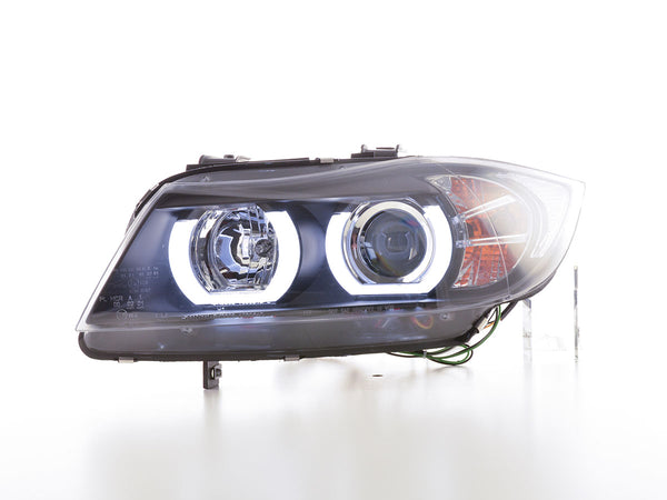 Scheinwerfer Set Xenon Daylight LED TFL-Optik BMW 3er E90/E91  05-08 schwarz