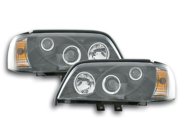 Headlight set Mercedes C-Class type W202 black